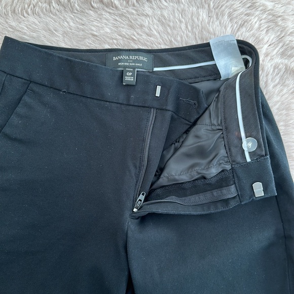 EUC Banana Republic Black High Rise Slim Ankle Pant. - Picture 5 of 5